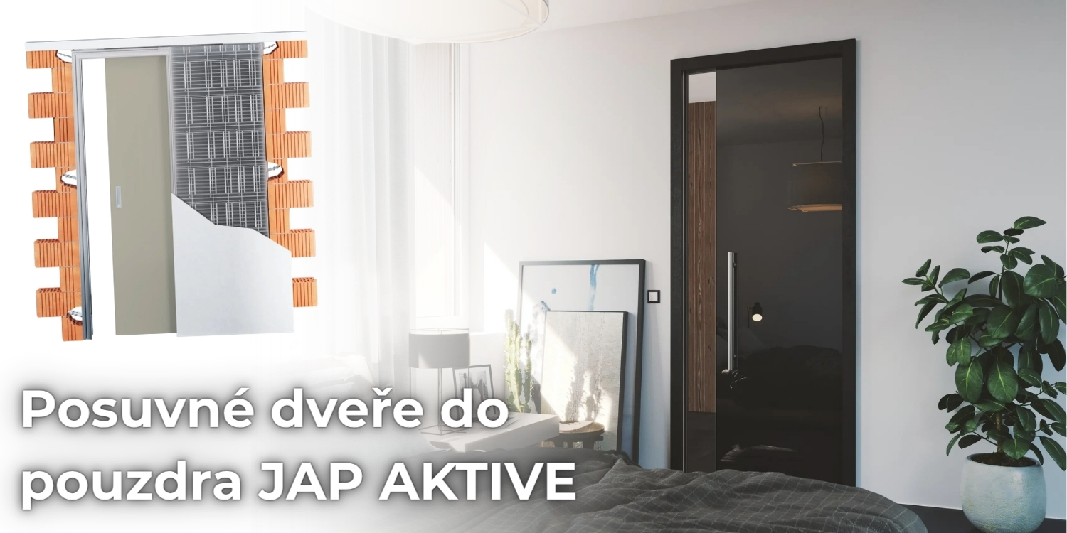 Posuvné dveře do stavebního pouzdra JAP AKTIVE